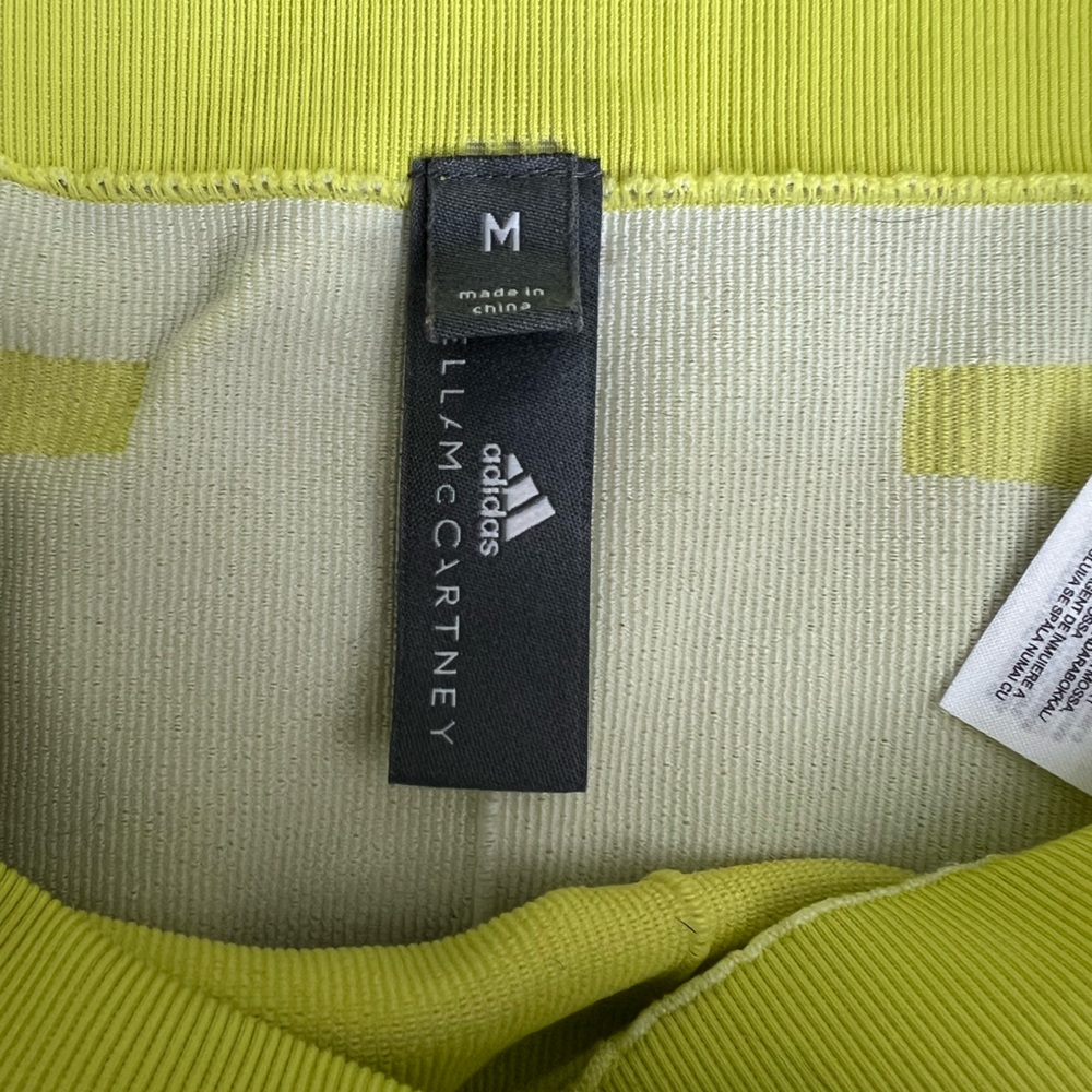 EUC Adidas Stella McCartney Yellow Leggings Medium - Picture 8 of 8